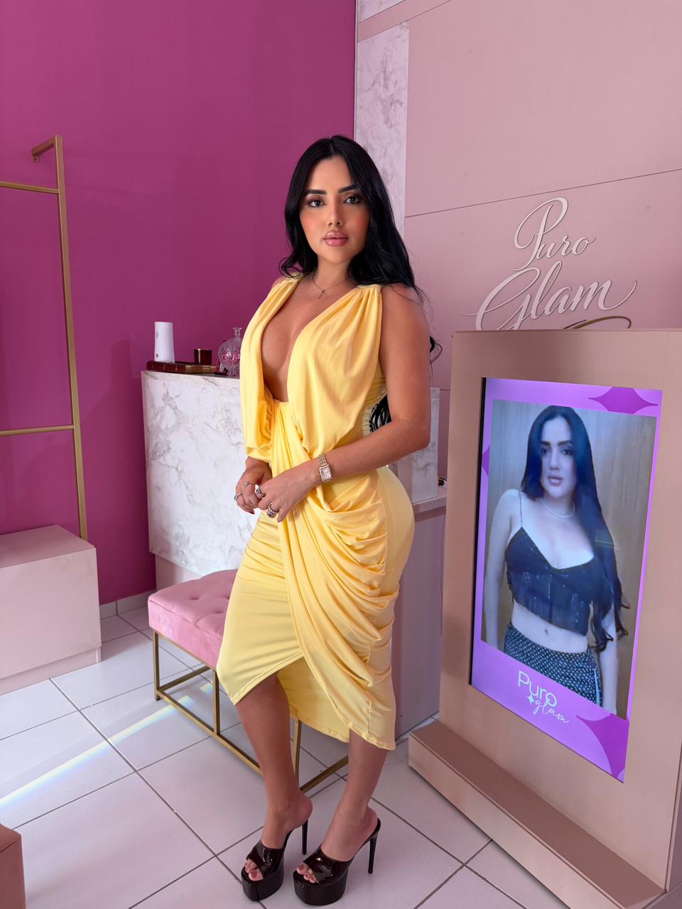 Vestido com forro duplo
